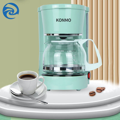 Máquina americana pequena verde 25oz 600W 750ml do café da casa