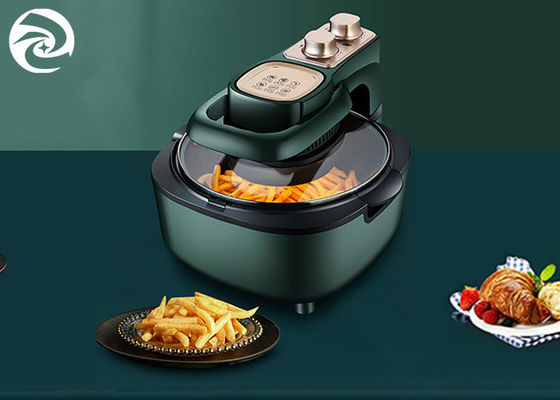 frigideira espertas do ar 6L 6,3 quartos para a casa escura - 220V verde
