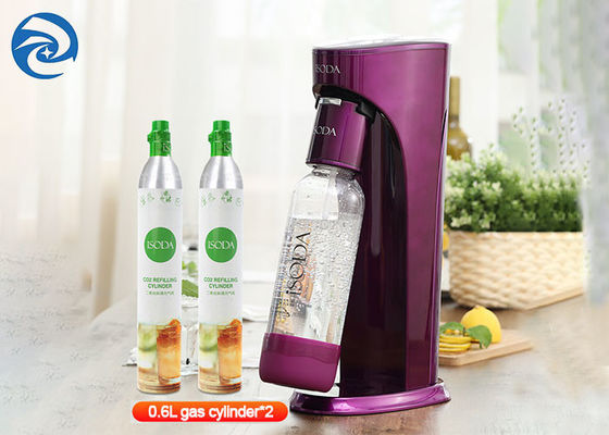 Máquina caseiro roxa 180mmx115mmx400mm da soda 0.6L