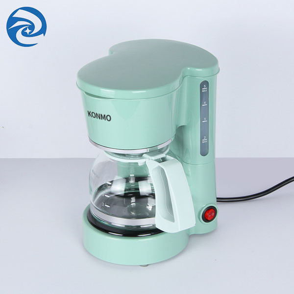 Máquina americana pequena verde 25oz 600W 750ml do café da casa