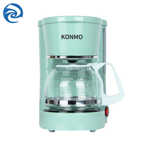 Máquina americana pequena verde 25oz 600W 750ml do café da casa