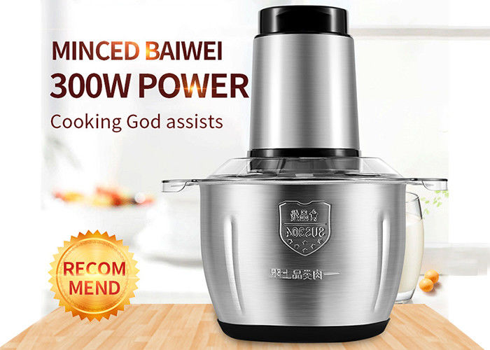 picadora de carne elétrica da casa dos Juicers 2L 250W 300W das picadoras de carne dos interruptores inversores 3L
