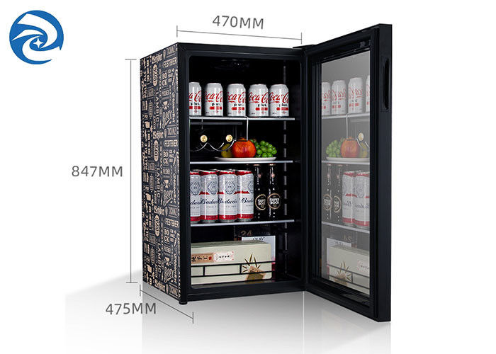 único Office Home Mini Fridges da porta 88L, congelador de refrigerador 220V pequeno